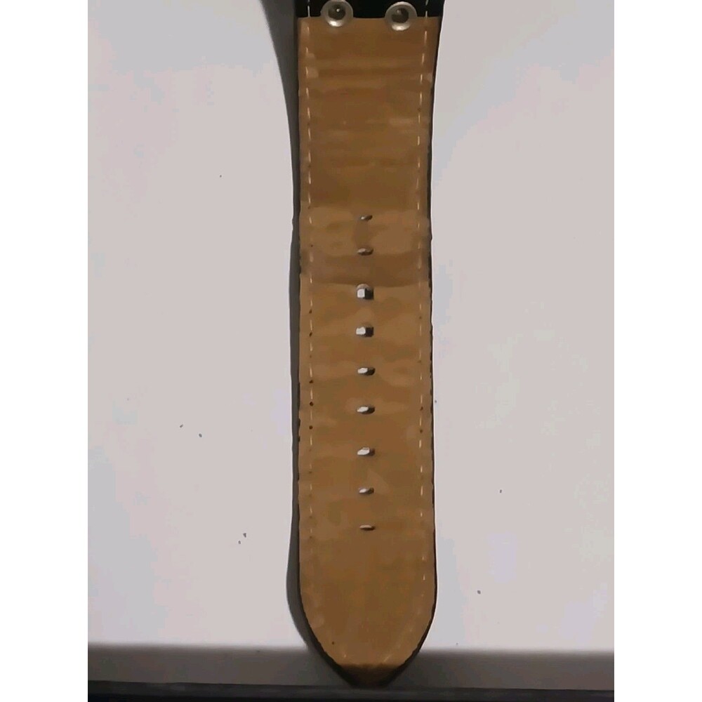 OULM Watch 9591 Dual Time Dials Military Quartz Black Face Needs Repairs/Battery - Picture 7 of 8